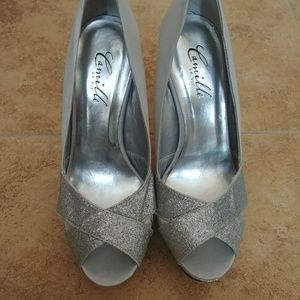 Gray/Silver Heels